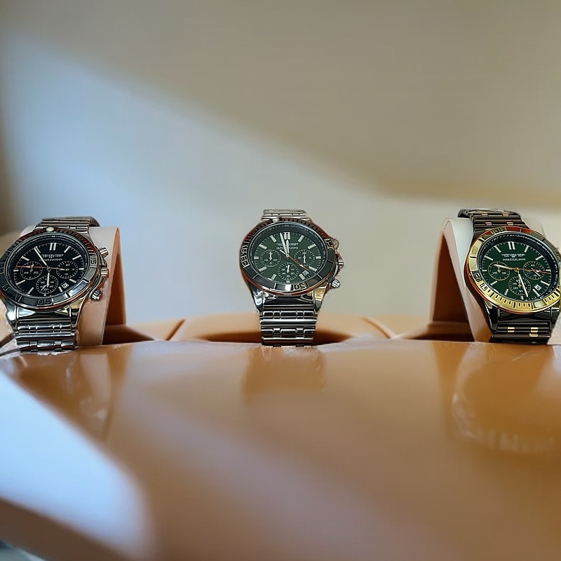 明星同款百年灵计时B01石英手表黑色44石英表男男款轻奢时尚防水