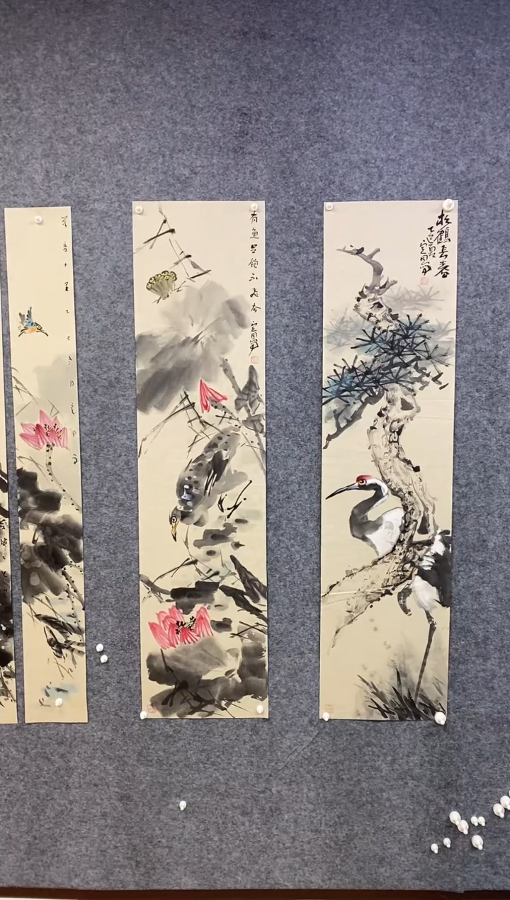 国画尚定固国画作品