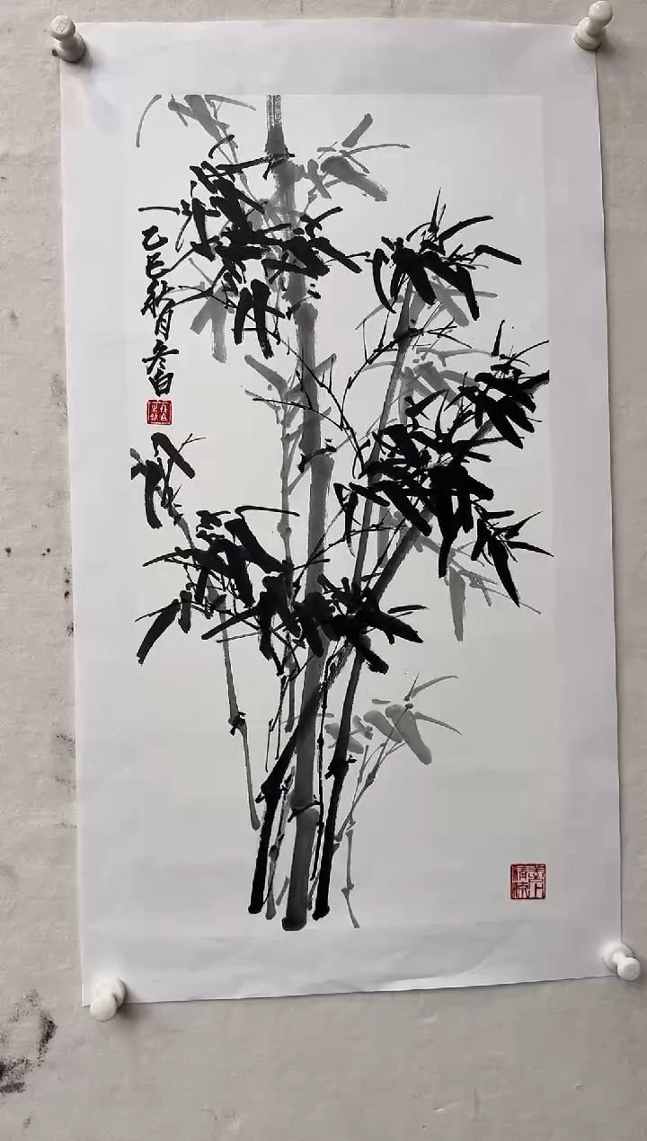 绘画首届有鸣堂书院师生作品展-学生绘画原作作品