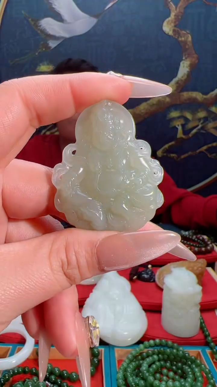 【闪购商品】和田玉吊坠未镶嵌1