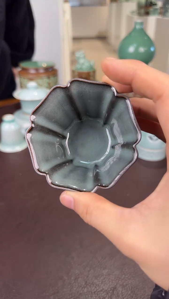 青瓷手工茶器包邮不带礼盒