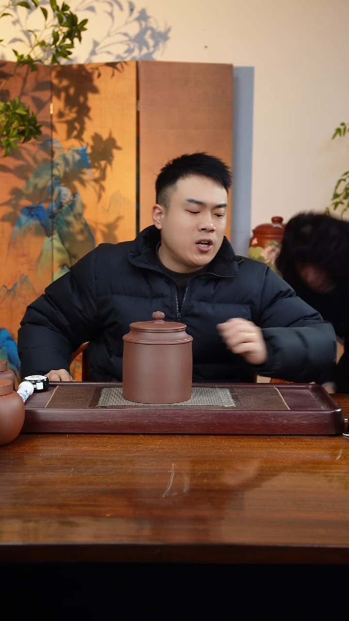 宜兴原矿紫砂茶叶罐