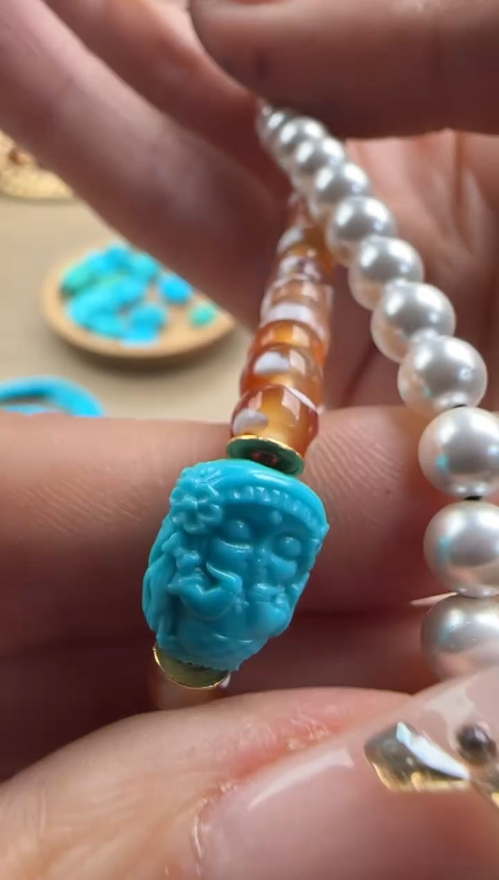 【闪购商品】绿松石颈饰未镶嵌绿松石