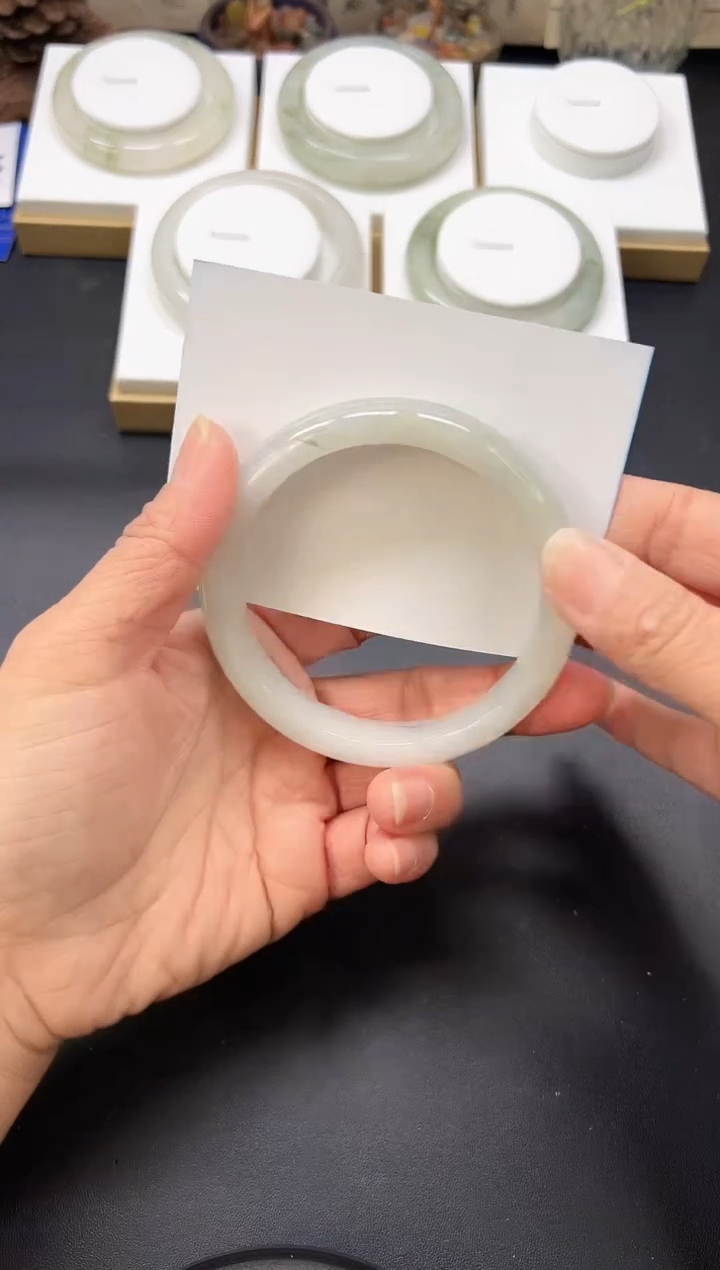 未镶嵌手镯石英质玉A15-63`64`65`