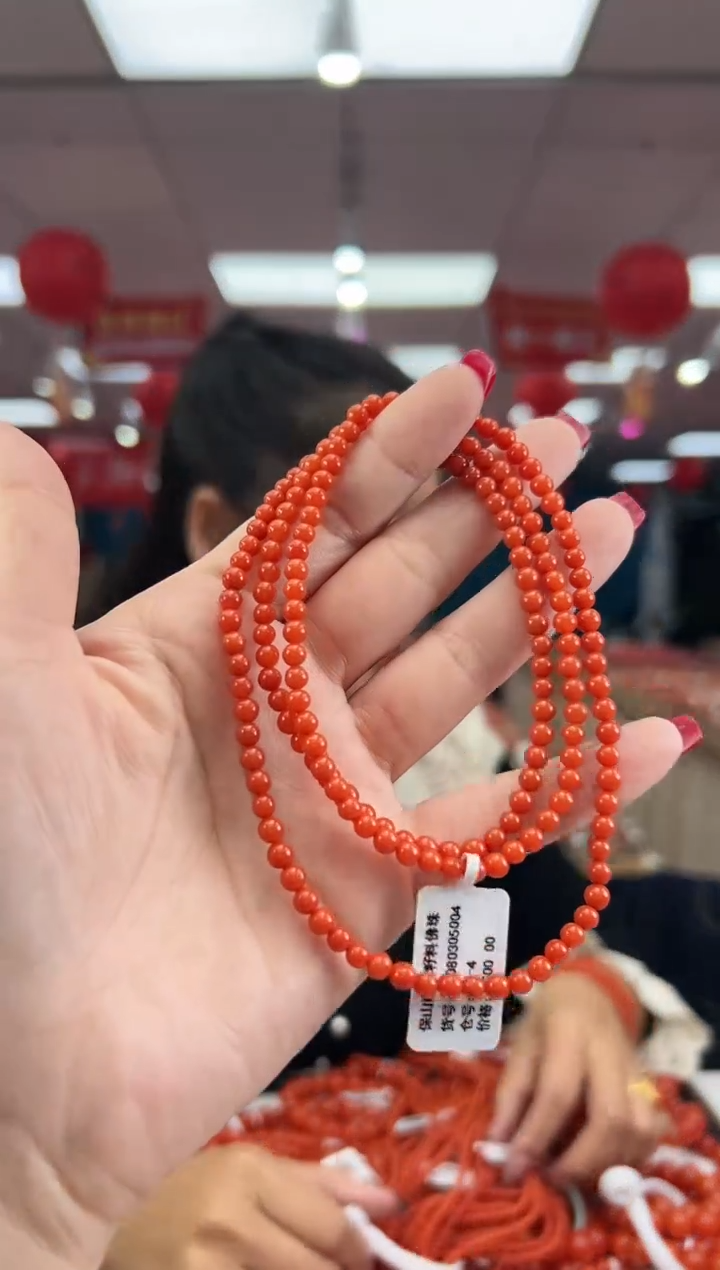 【闪购商品】南红玛瑙珠串未镶嵌多样发其一/4/81080305004