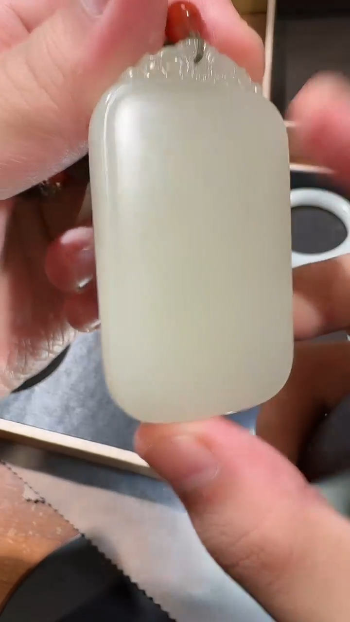 【闪购商品】和田玉吊坠未镶嵌无事牌（单）