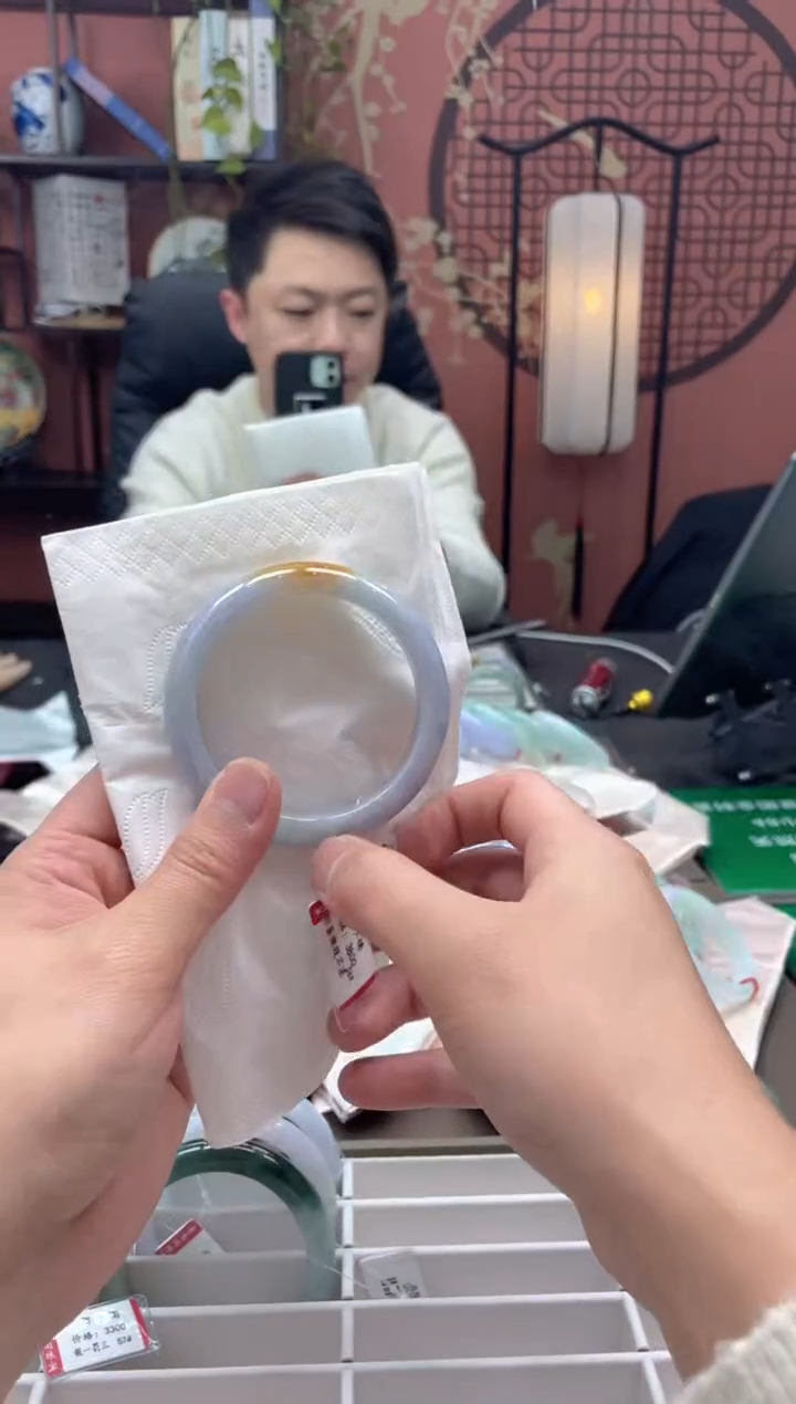 未镶嵌手镯翡翠1417*********