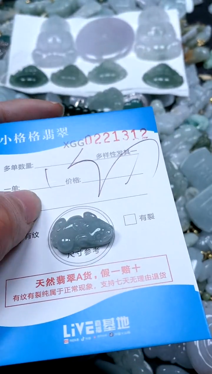 【闪购商品】翡翠颈饰未镶嵌闪购商品0221312