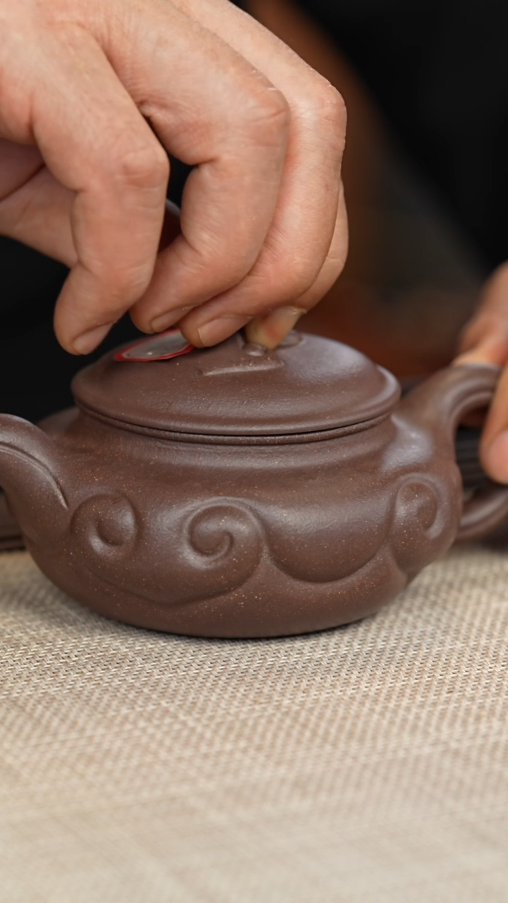 【闪购商品】紫砂茶壶手磨料仿古如意