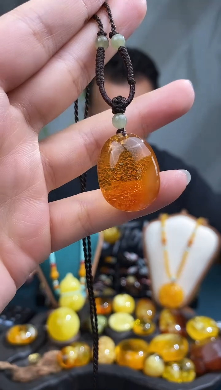 裸石琥珀未镶嵌包邮