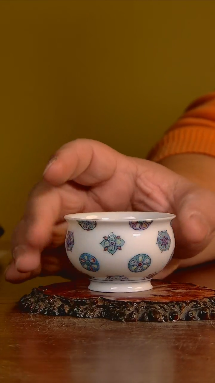 【闪购商品】杯手工手绘杯杯很美丽