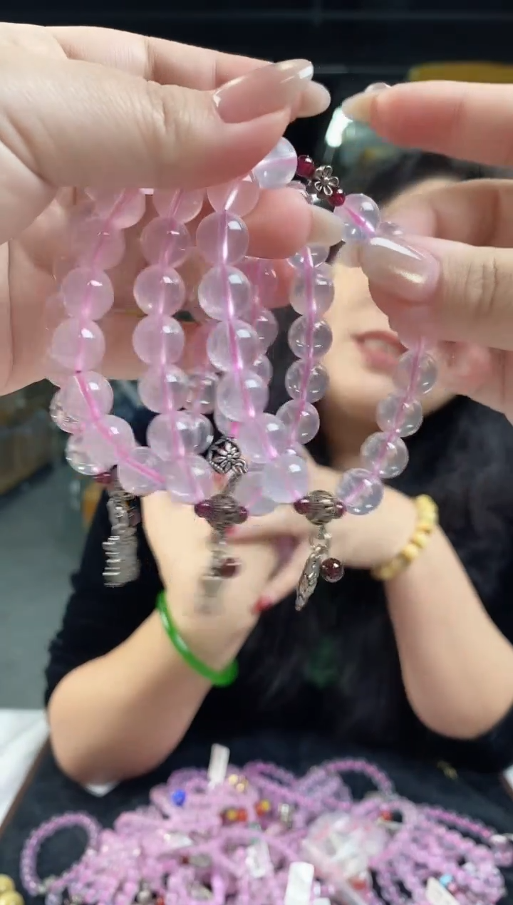【闪购商品】水晶手串未镶嵌多样性发其一颜色微差
