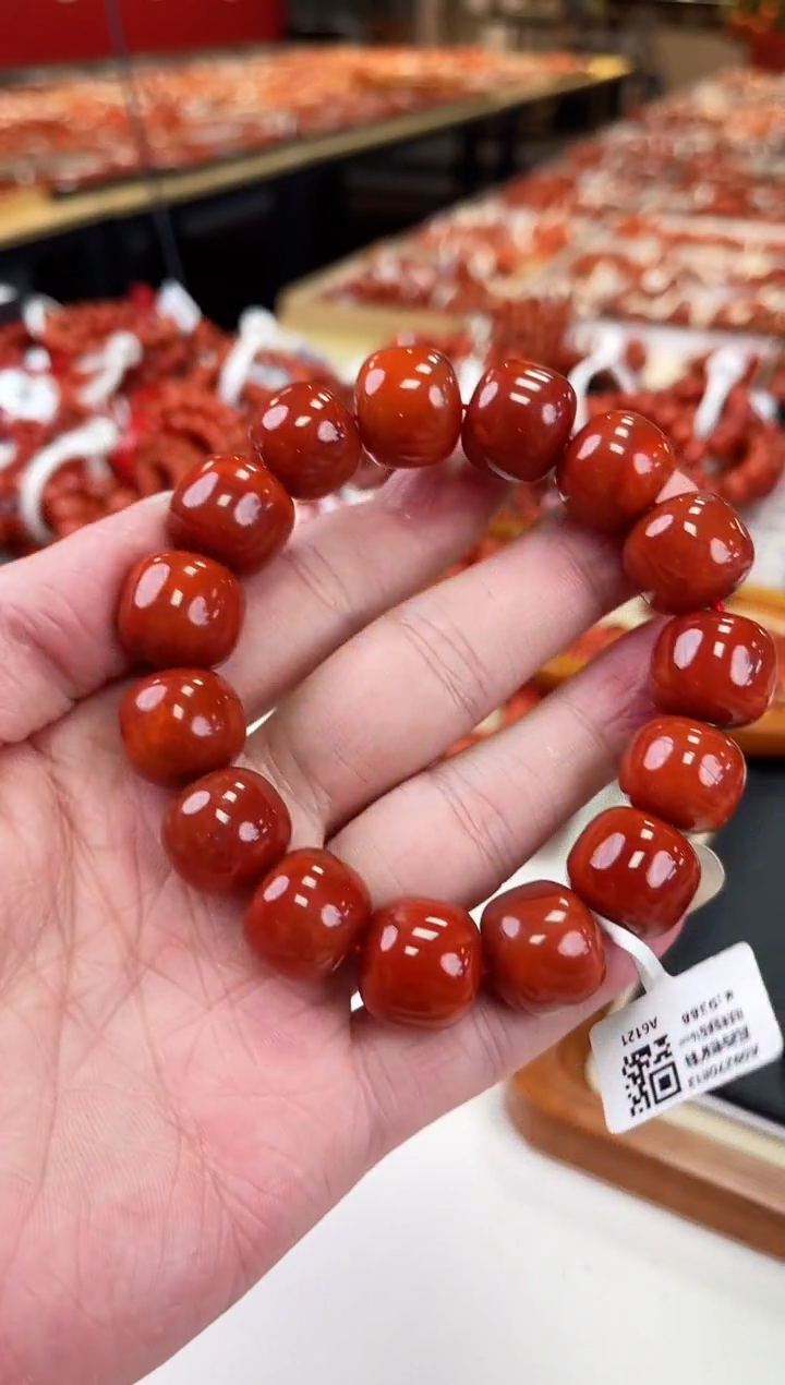 【闪购商品】南红玛瑙瓦西老型手串16+未镶嵌（多样式发其一）