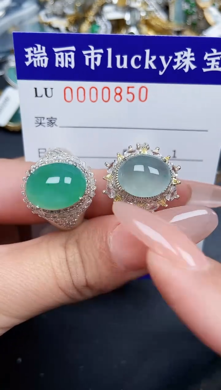 【闪购商品】翡翠颈饰未镶嵌铜托0850