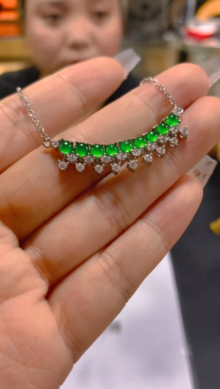 项链未镶嵌翡翠多样性发一