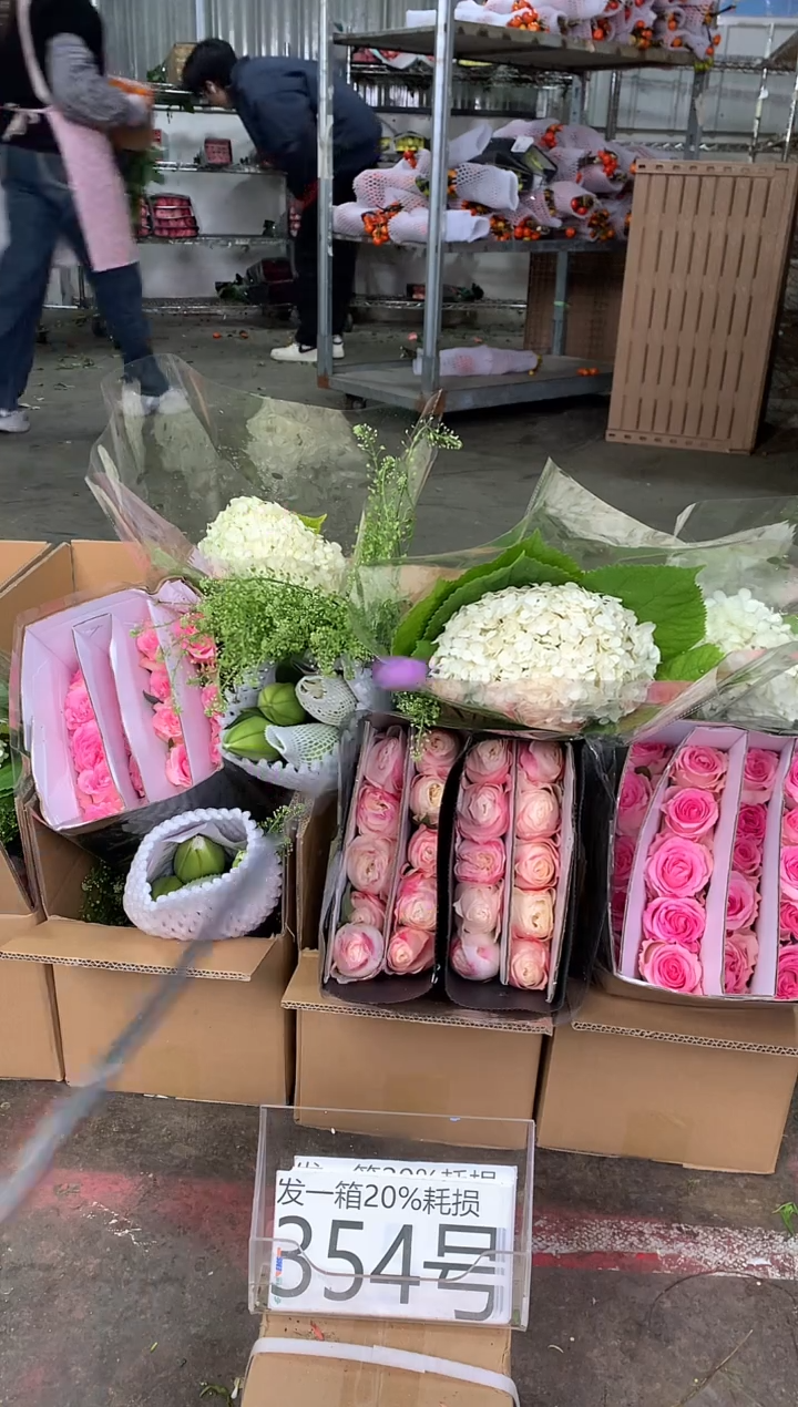 354号♥中通含20%耗损发一箱鲜花