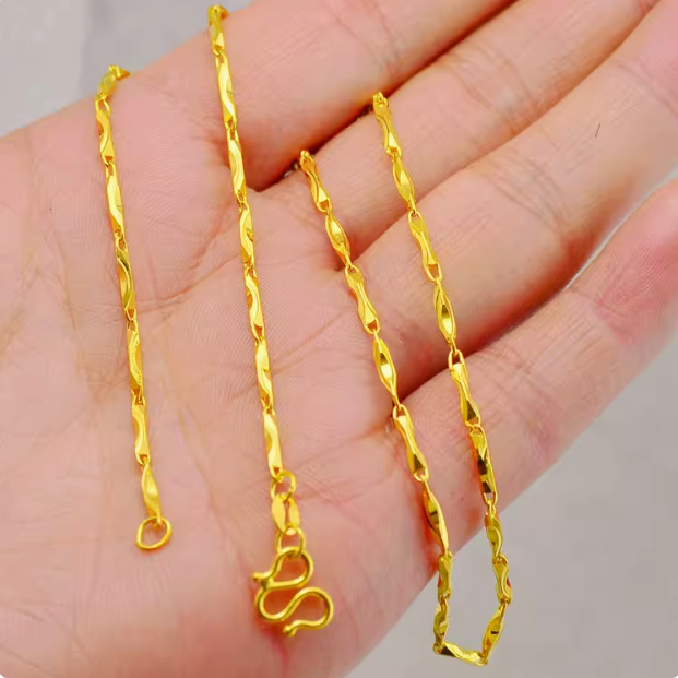 A300152-【直播专享】高级感元宝项链