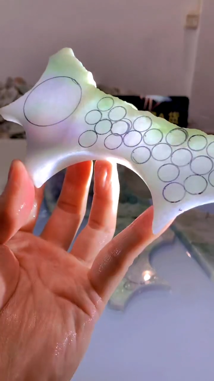 翡翠未镶嵌颈饰缅甸A货翡翠712