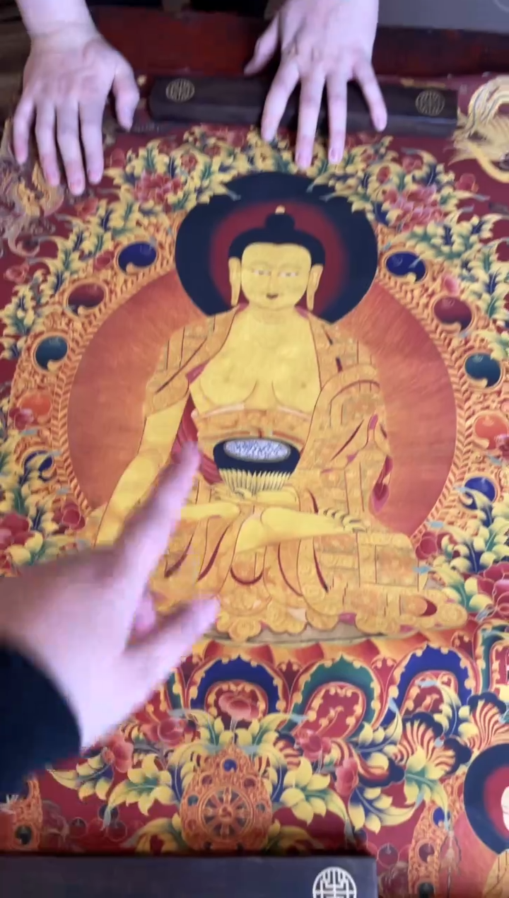 卷轴画手绘唐卡075
