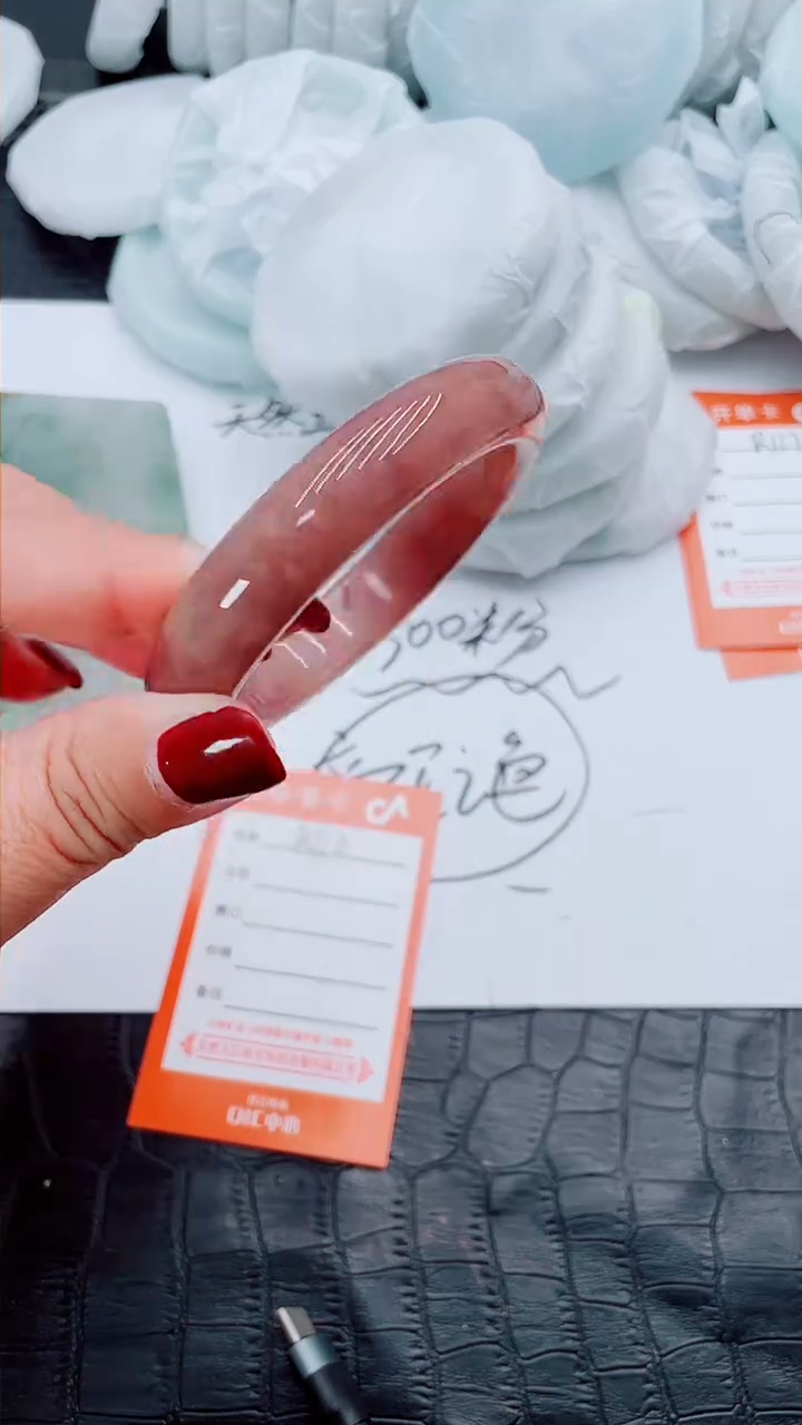 【闪购商品】石英质玉手镯未镶嵌R116-54/55