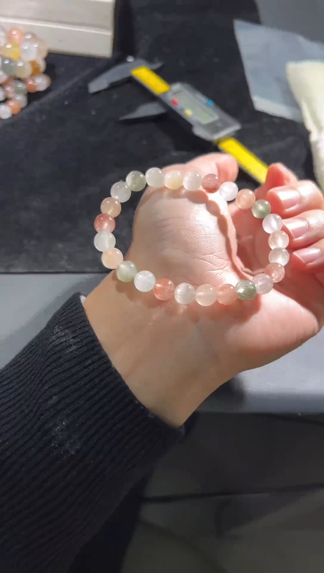 未镶嵌手串水晶23彩兔毛出厂价默认微瑕7