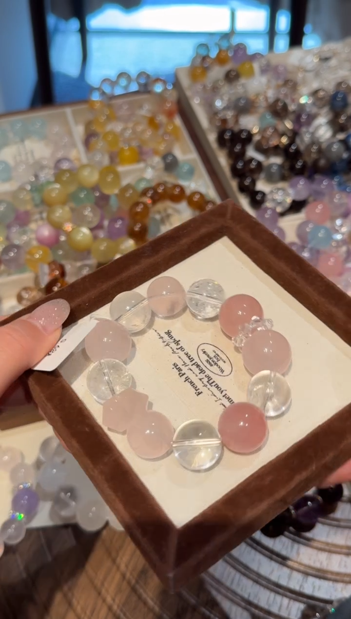 未镶嵌手串水晶） 设计款水晶手串 默认微瑕 多样性发货