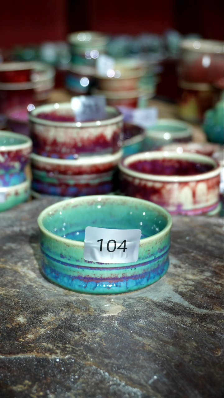 摆件精品窑变钧瓷茶器