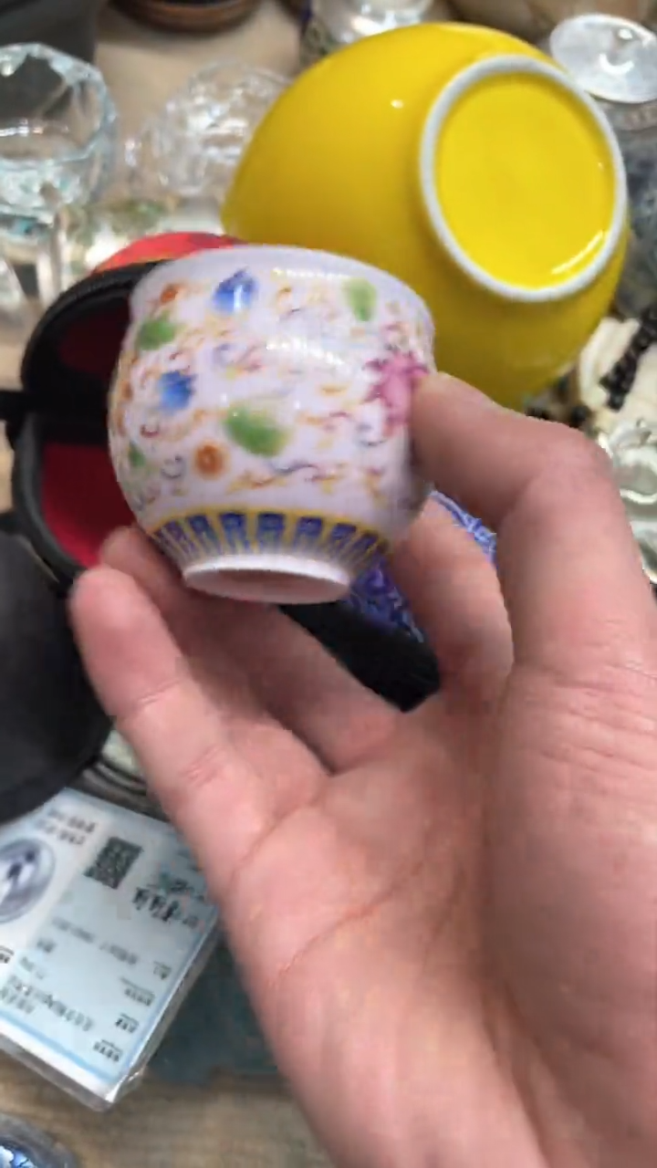 【闪购商品】@@@@@@@@@珐琅彩粉杯+包