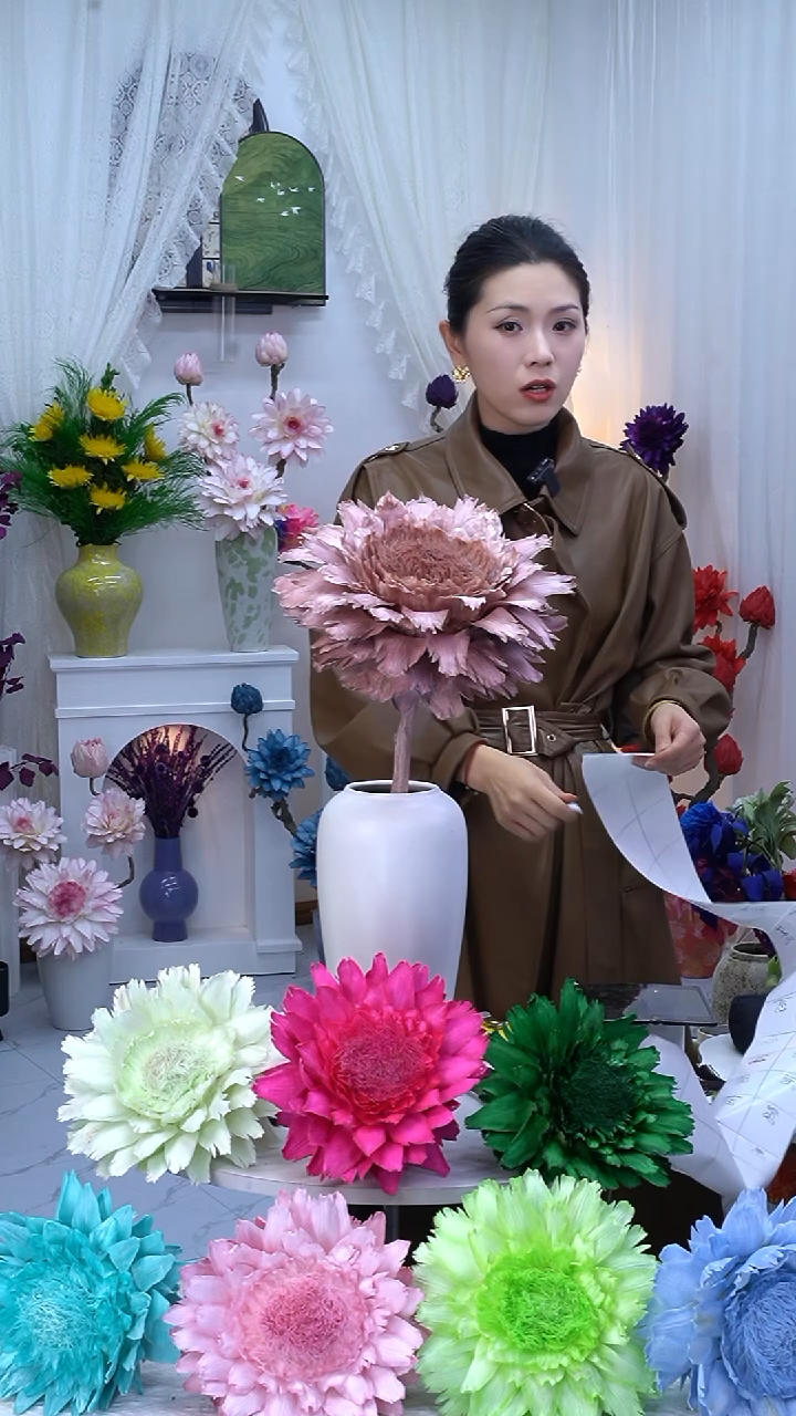 永生洋蓟卡粉单头【叶片有伤】8293