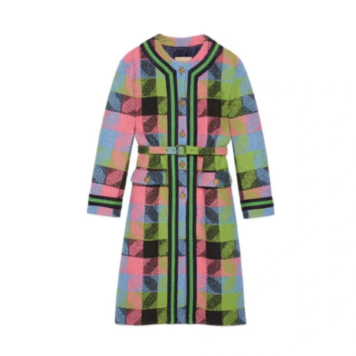 99新 GUCCI/古驰  彩色 棉 尼龙 粘胶纤维 大衣 P205336547