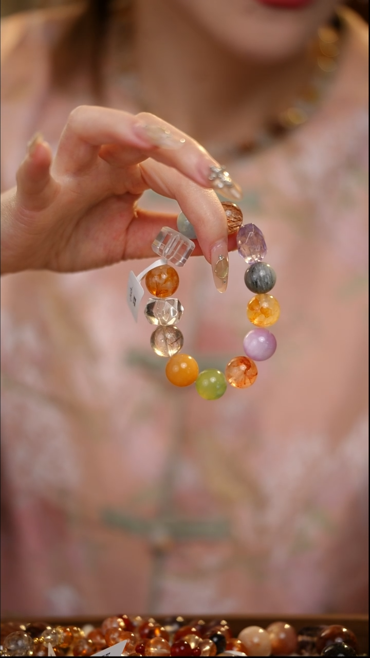 未镶嵌手串水晶多宝