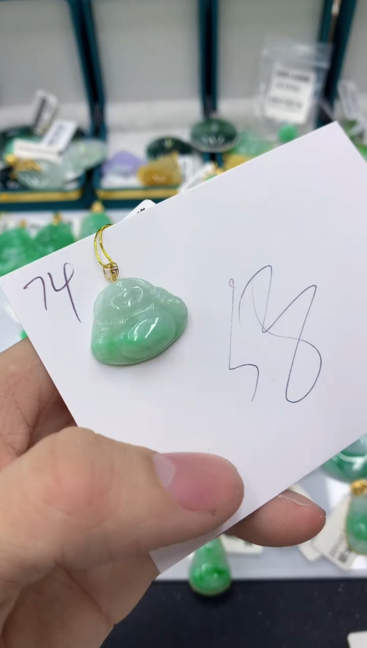 【闪购商品】翡翠颈饰18K金镶嵌1111111111