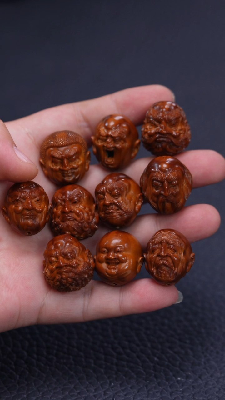 【闪购商品】橄榄核其他回血伟龙本工2.15-2.2十大弟子手串