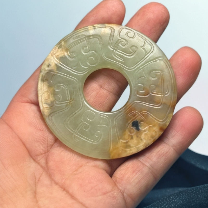 和田玉玉壁玉质细腻