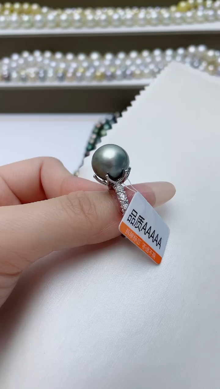 【闪购商品】海水珍珠戒指银S925镶嵌A52