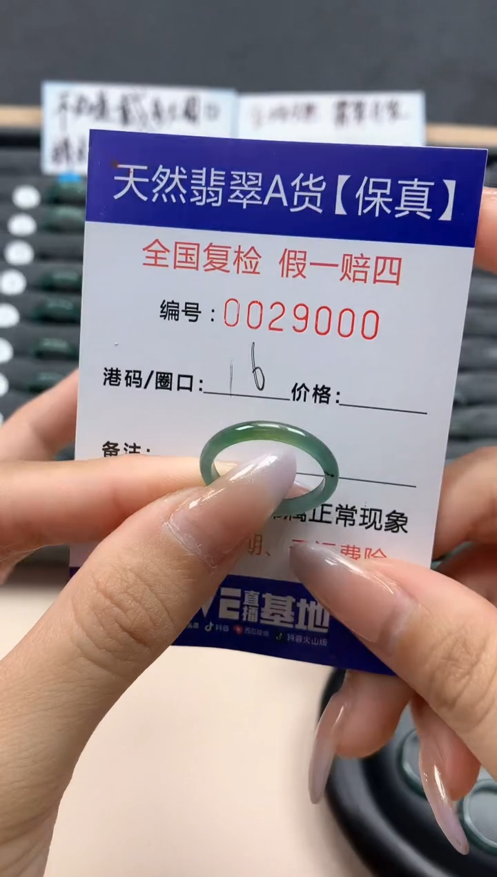【闪购商品】翡翠戒指未镶嵌天然29000