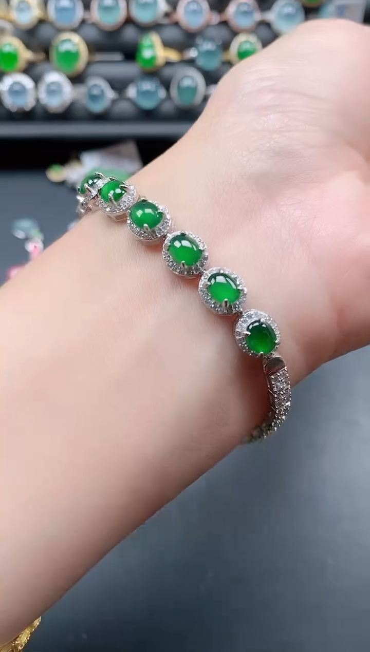 银S925镶嵌戒指翡翠1111