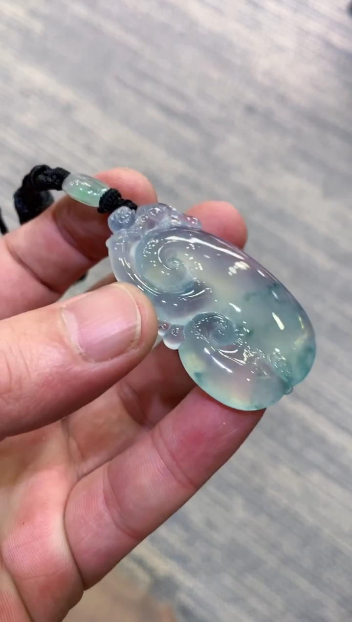 颈饰未镶嵌翡翠天然A货翡翠