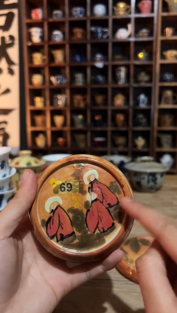 【闪购商品】观云听雨原创手绘茶具