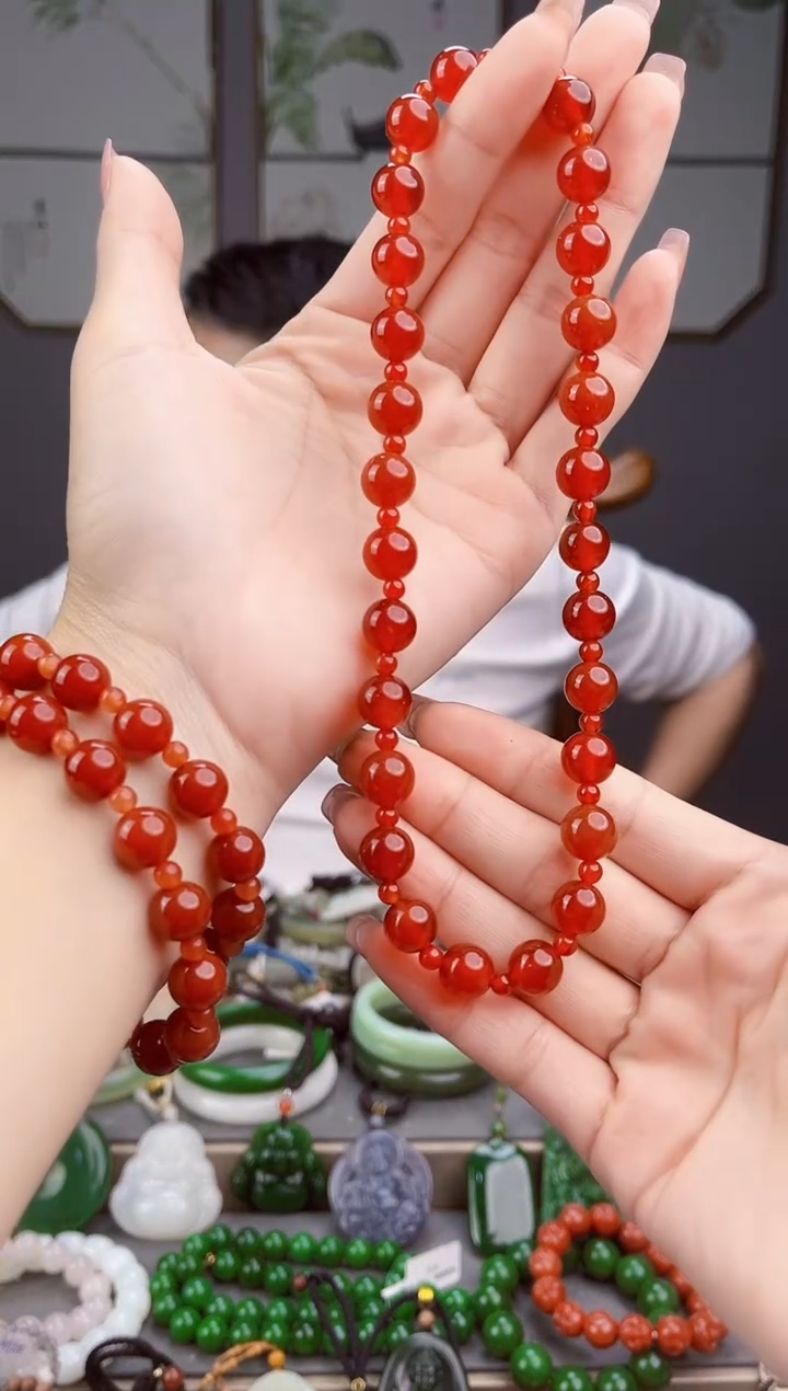 颈饰未镶嵌南红玛瑙多样性发货拍一单发一个