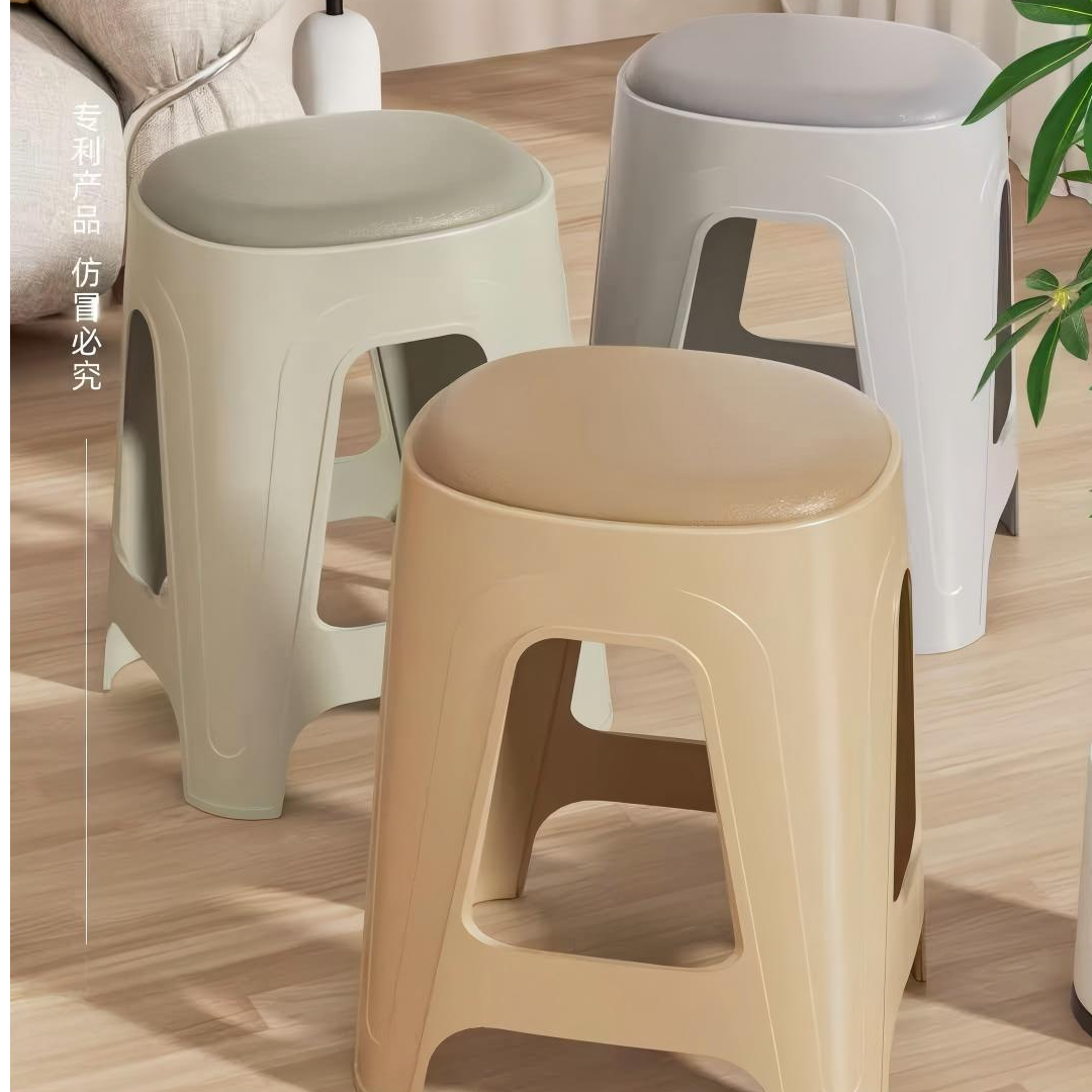 9838祥云皮革凳凳子板凳【精品】