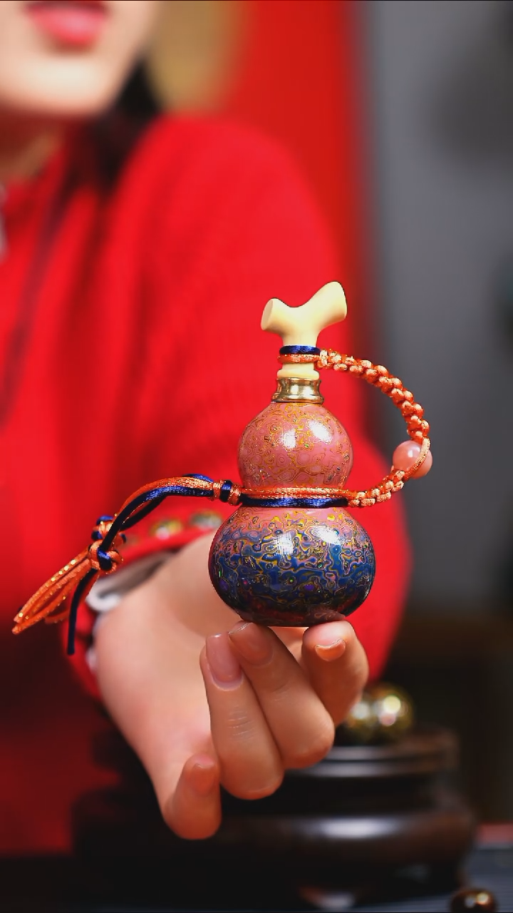 【闪购商品】JP158过年礼臻选大漆粉兰渐变开口手捻