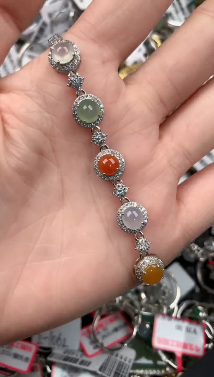 银S925镶嵌戒指翡翠11-11    3