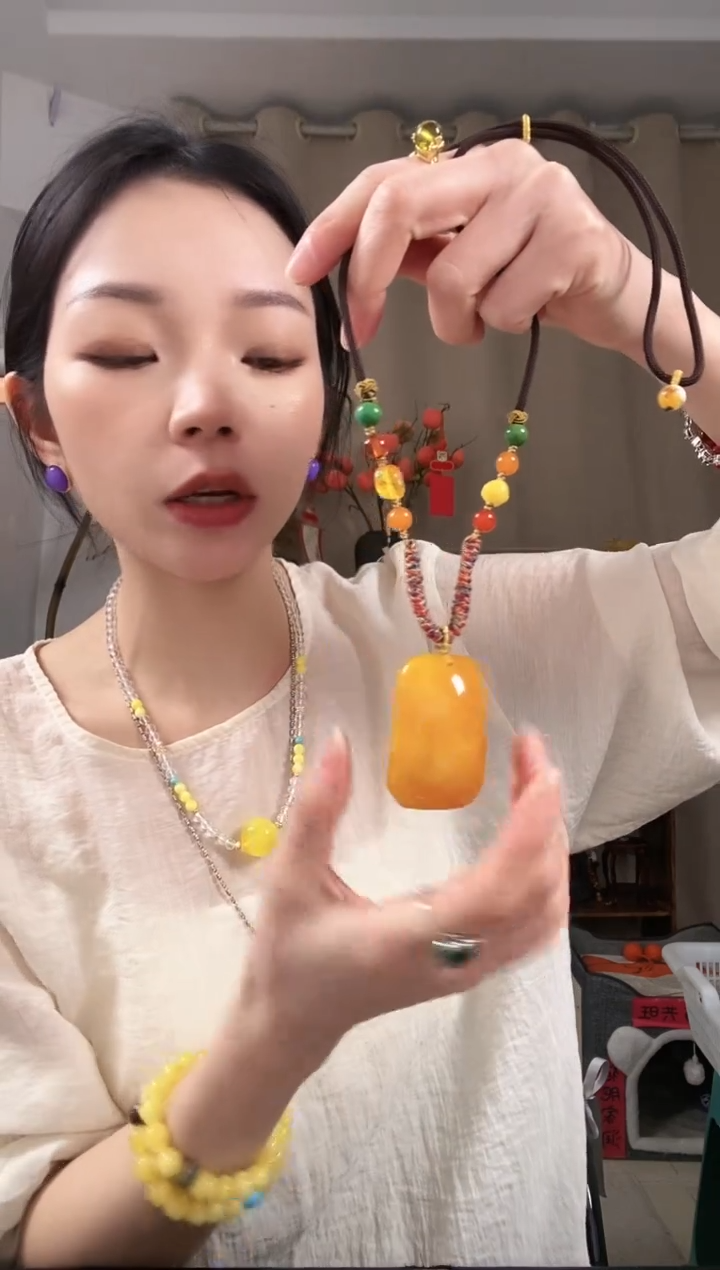 【闪购商品】琥珀颈饰未镶嵌E555EEEEE