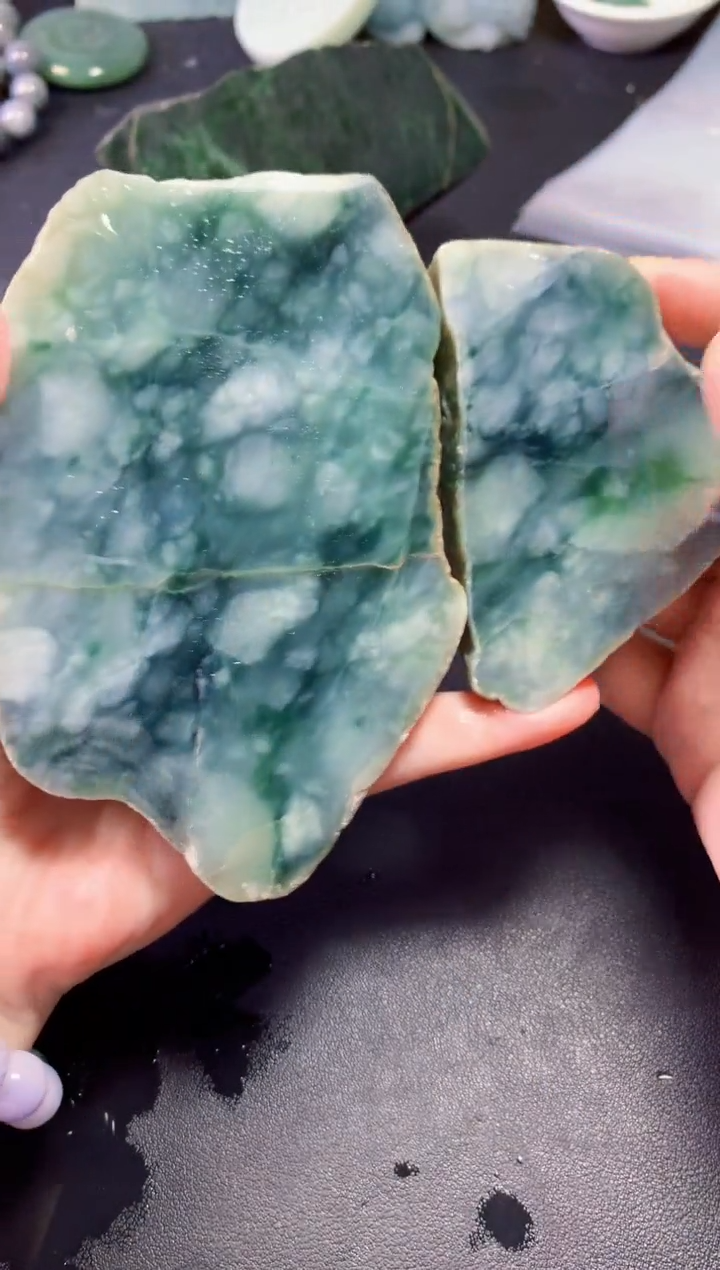 翡翠未镶嵌颈饰素*059天然翡翠