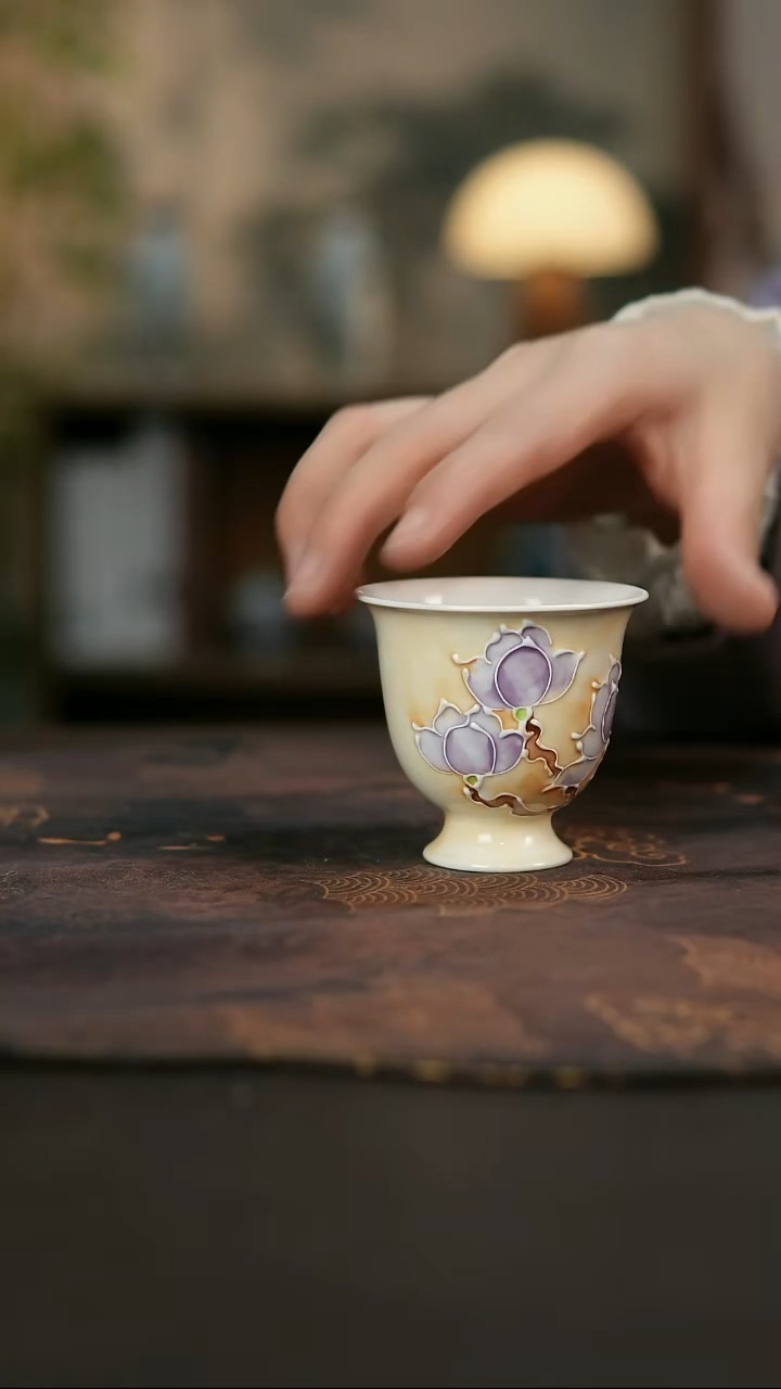 景德镇陶瓷杯碗柴烧多人