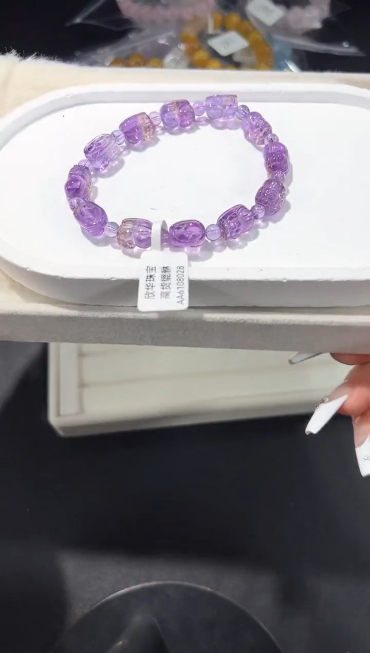 未镶嵌手串水晶95j多样性发其一【1条】默认微瑕