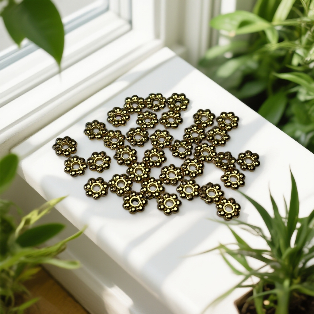 18k 6m 雪花 隔片  配件  diy