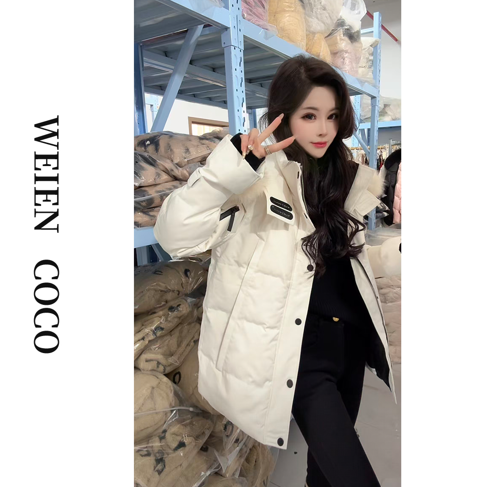 【薇恩COCO】时尚气质外套女款羽绒服冬季新款S6414