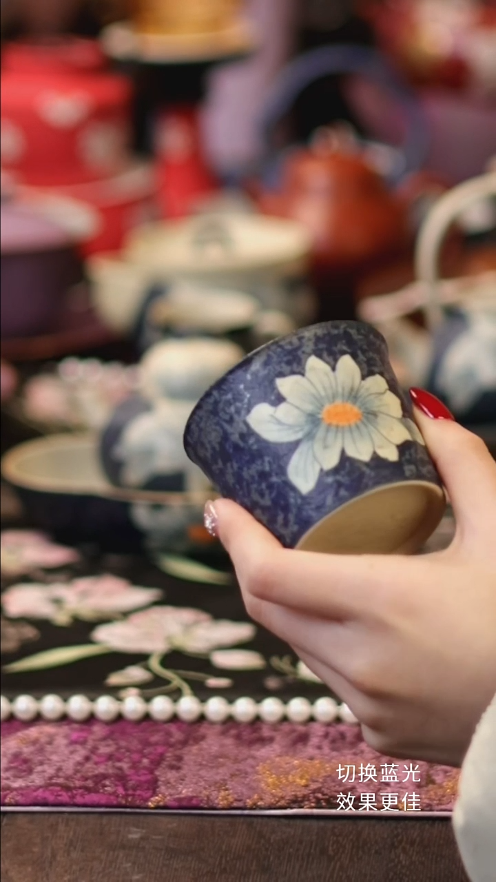 手绘向阳花可乐杯
